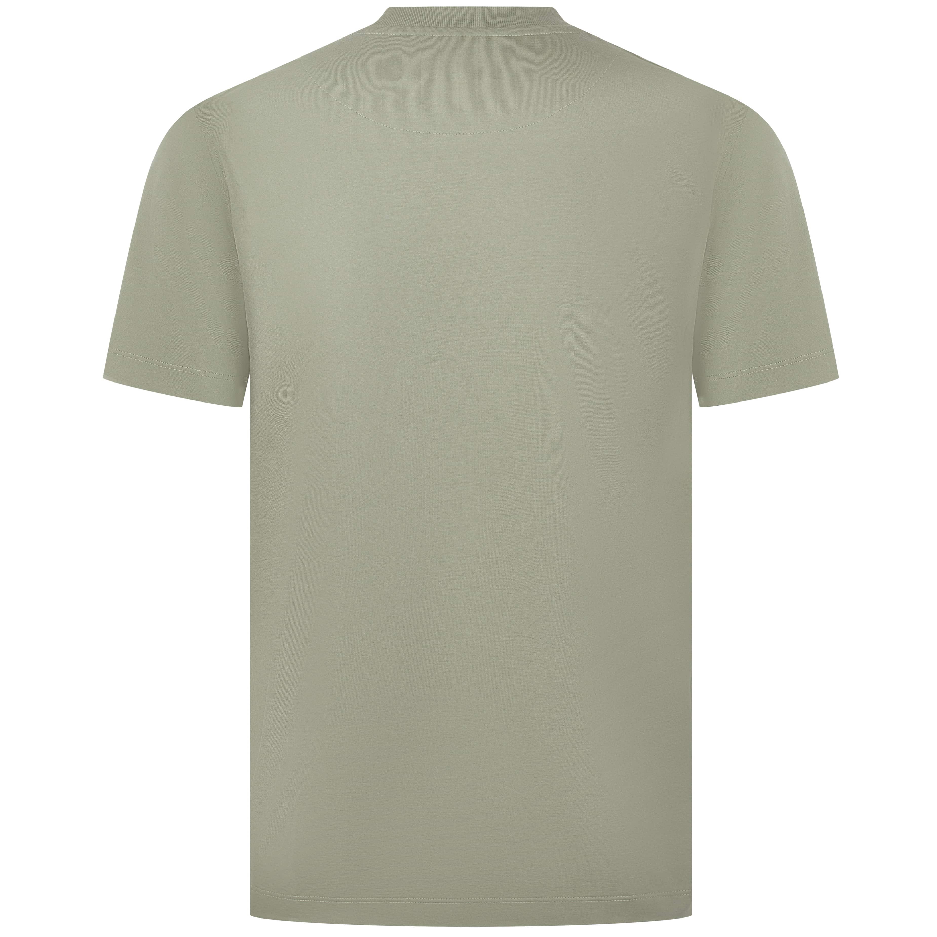 BELSTAFF STEEL MERCERISED COTTON T-SHIRT