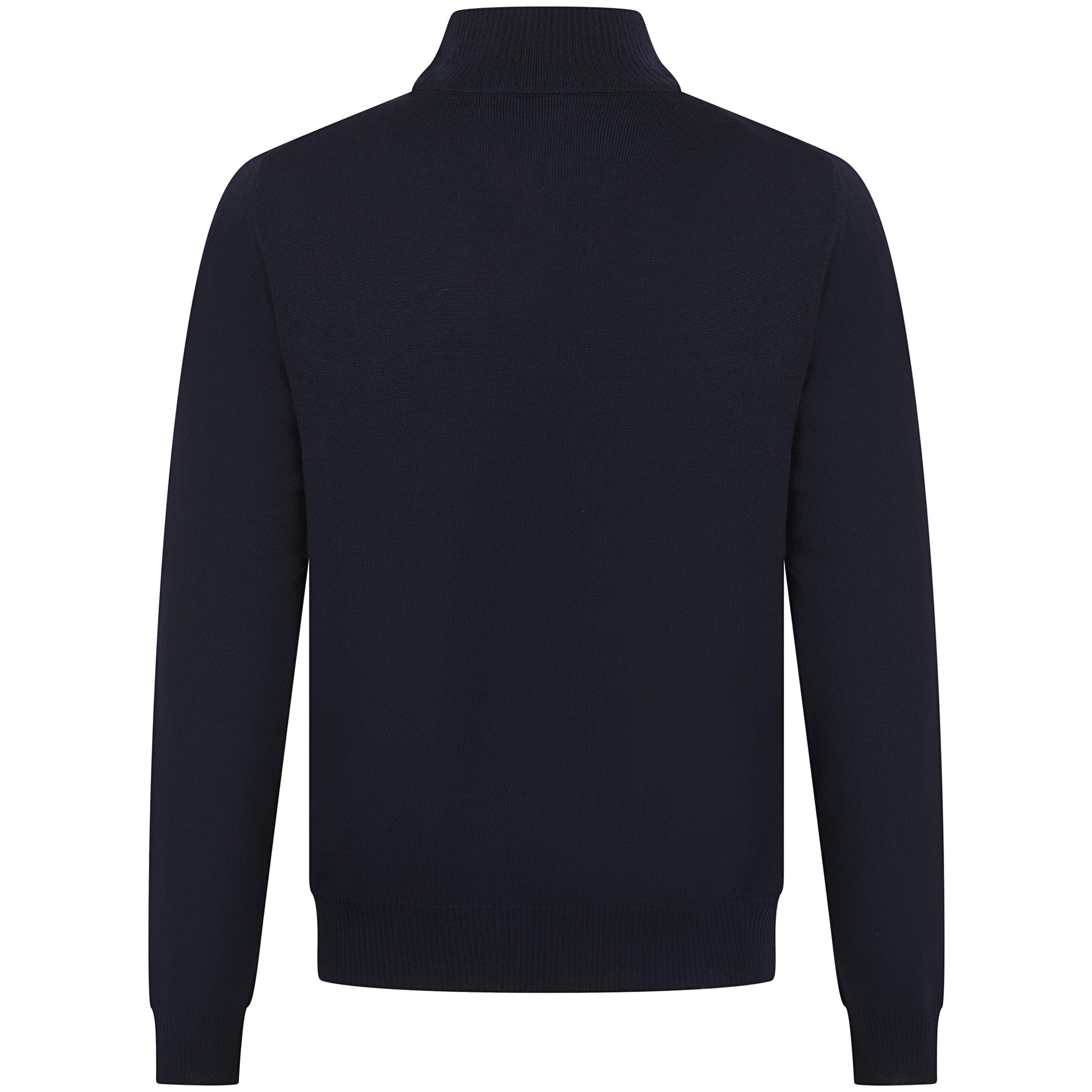 J. LINDEBERG KIYAN MERINO 1/4 ZIP KNIT JUMPER