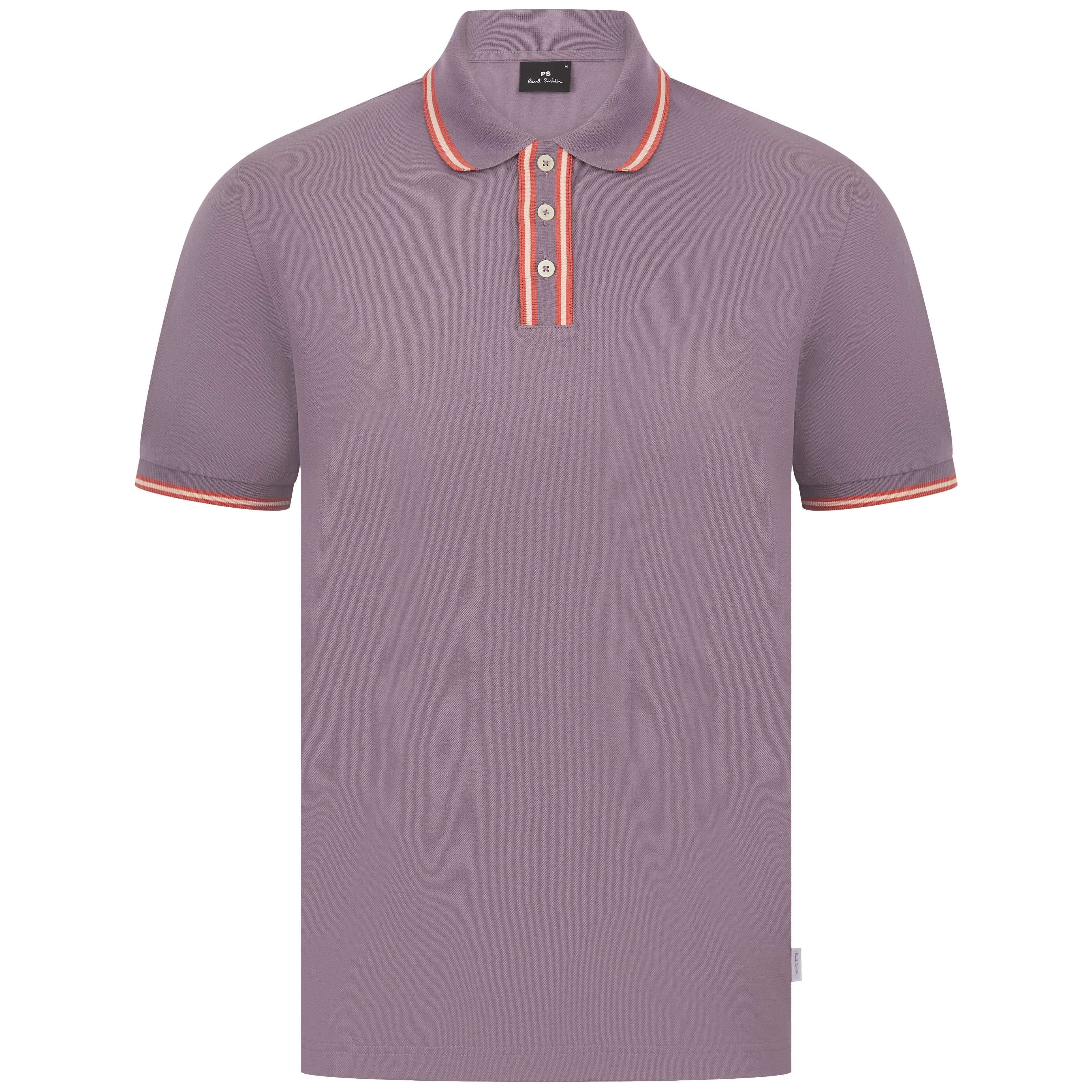 PAUL SMITH CONTRAST STRIPE POLO SHIRT