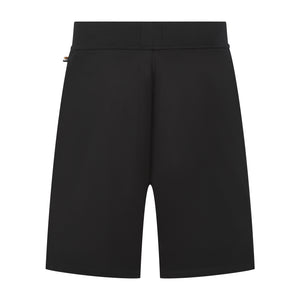 BOSS STRIPE LOGO COTTON-TERRY SHORTS