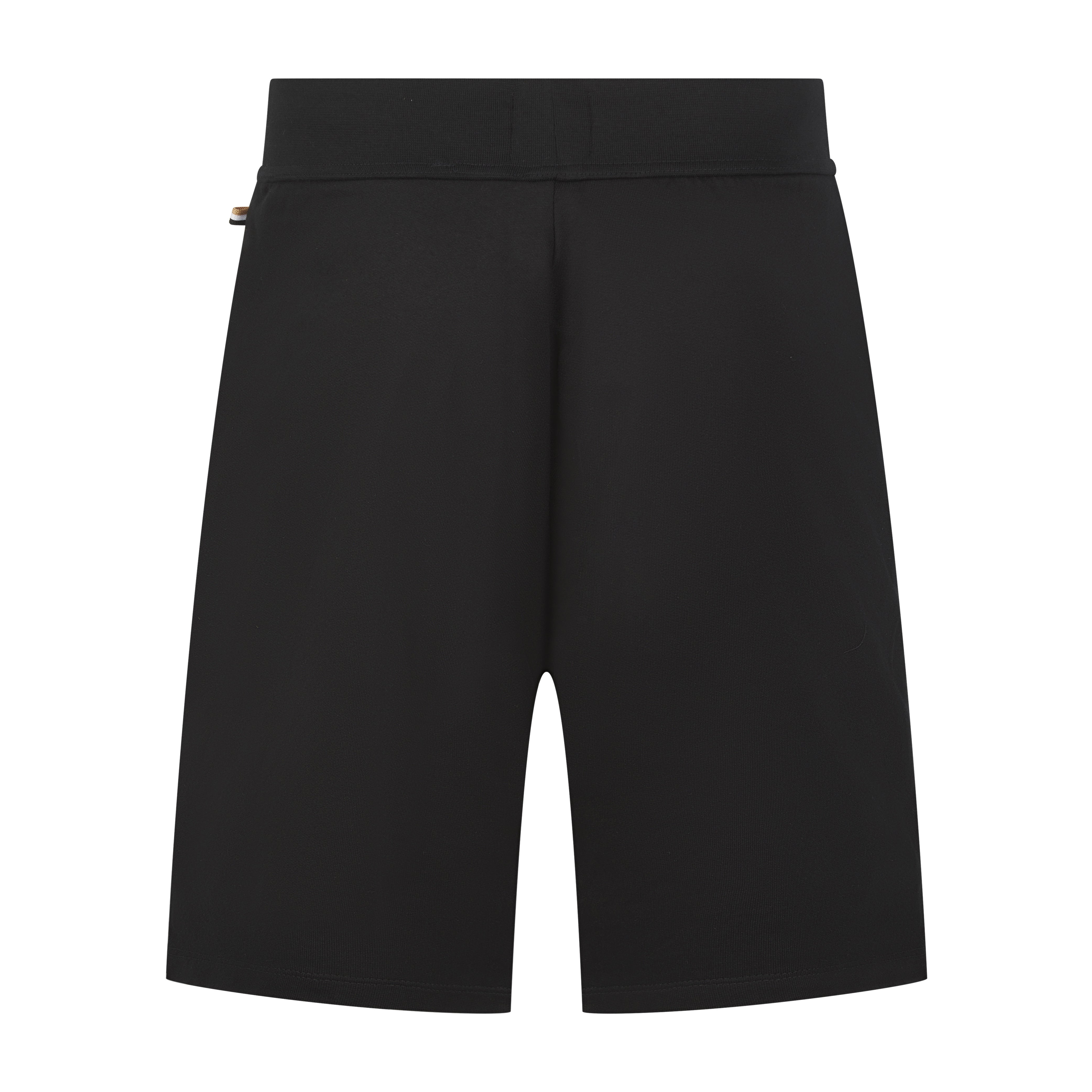 BOSS STRIPE LOGO COTTON-TERRY SHORTS