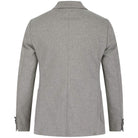 SSEINSE HERRINGBONE LAPEL BRUSHED COTTON FITTED BLAZER