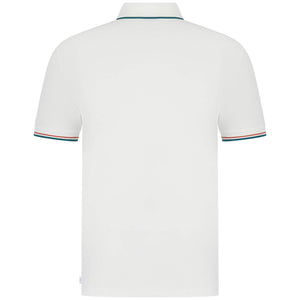 PAUL SMITH STRIPE TIPPED COLLAR POLO SHIRT