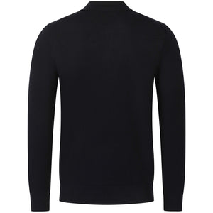 SEINSE LONG SLEEVE KNIT POLO SHIRT