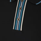 PAUL SMITH STRIPE TIPPED COLLAR POLO SHIRT