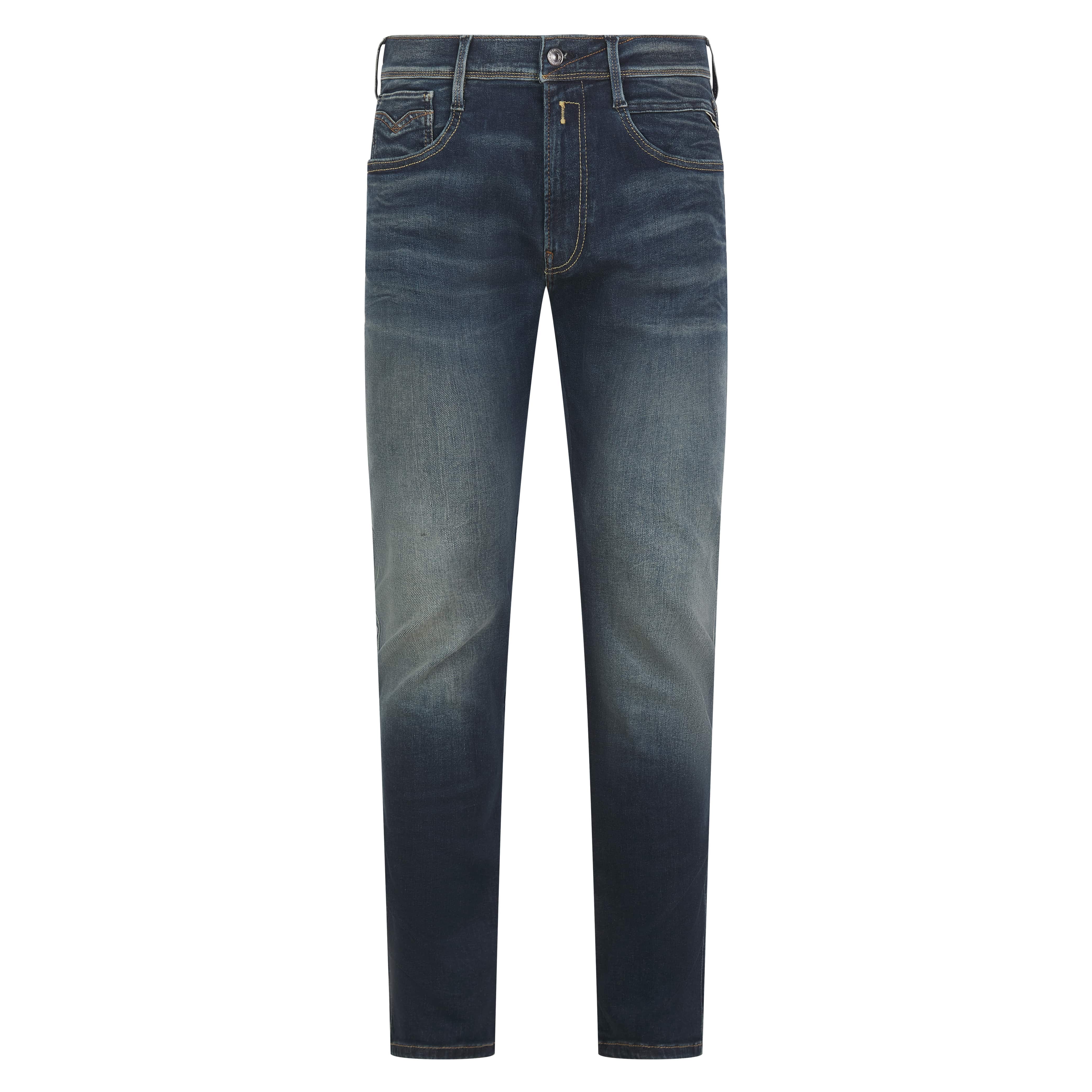 REPLAY HYPERFLEX DUST ANBASS SLIM-FIT JEANS
