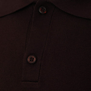 SEINSE LONG SLEEVE KNIT POLO SHIRT