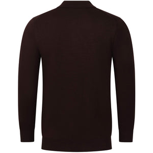 SEINSE LONG SLEEVE KNIT POLO SHIRT
