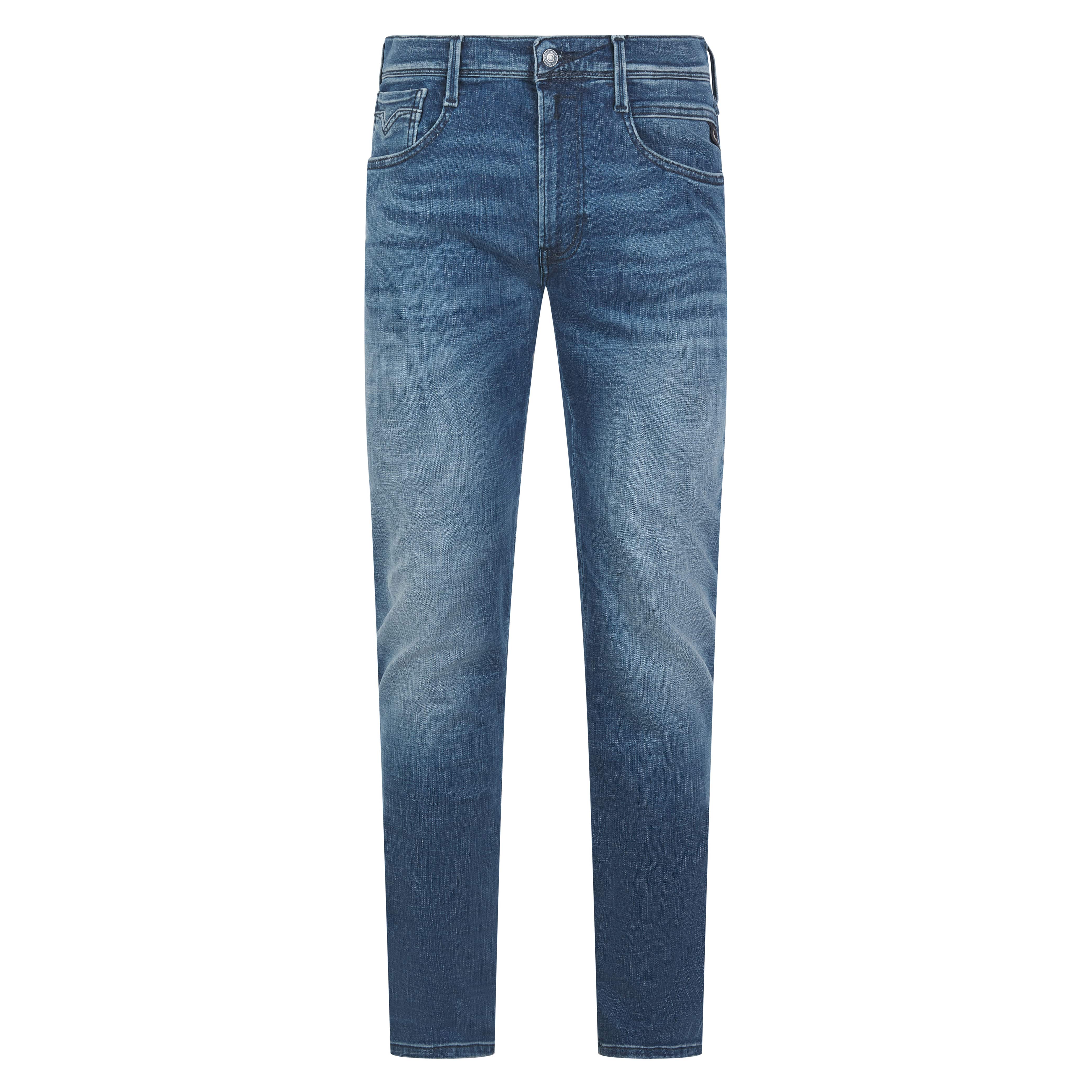 REPLAY HYPERFLEX MATRIX ANBASS SLIM-FIT JEANS