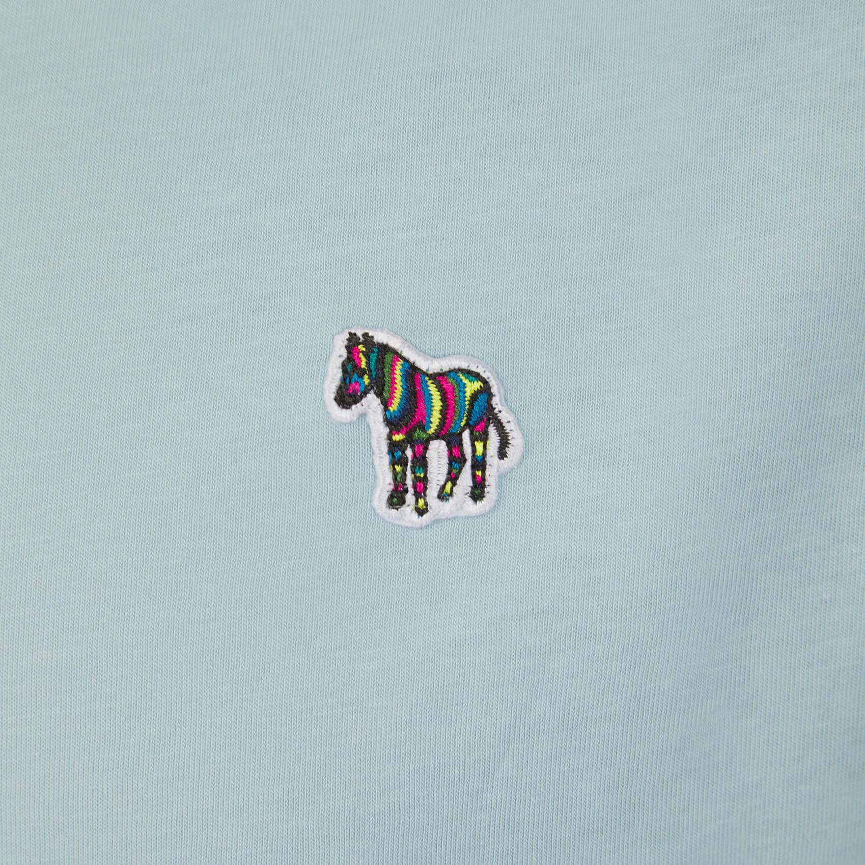 PAUL SMITH ORGANIC COTTON ZEBRA LOGO T-SHIRT