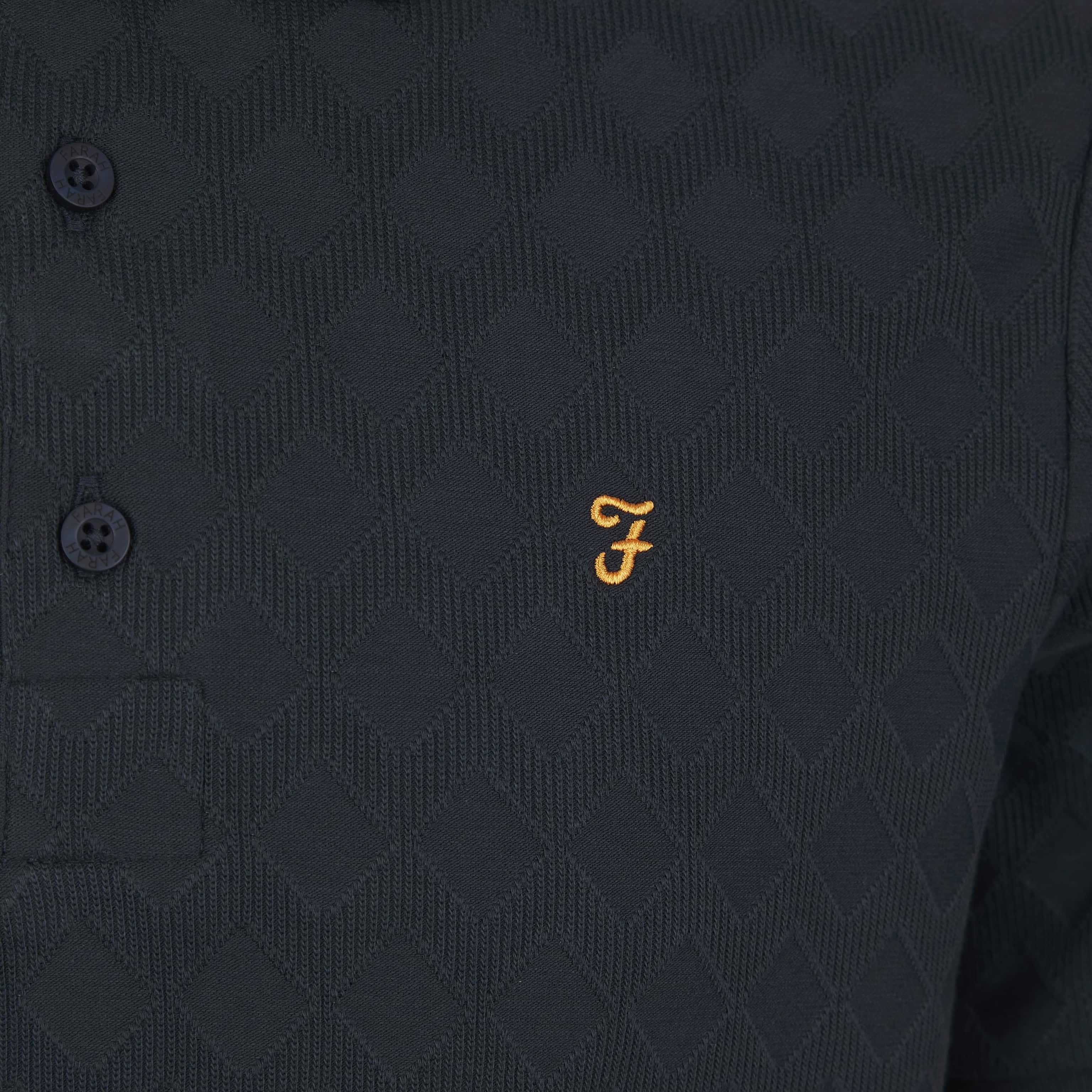 FARAH HORACE JACQUARD POLO SHIRT