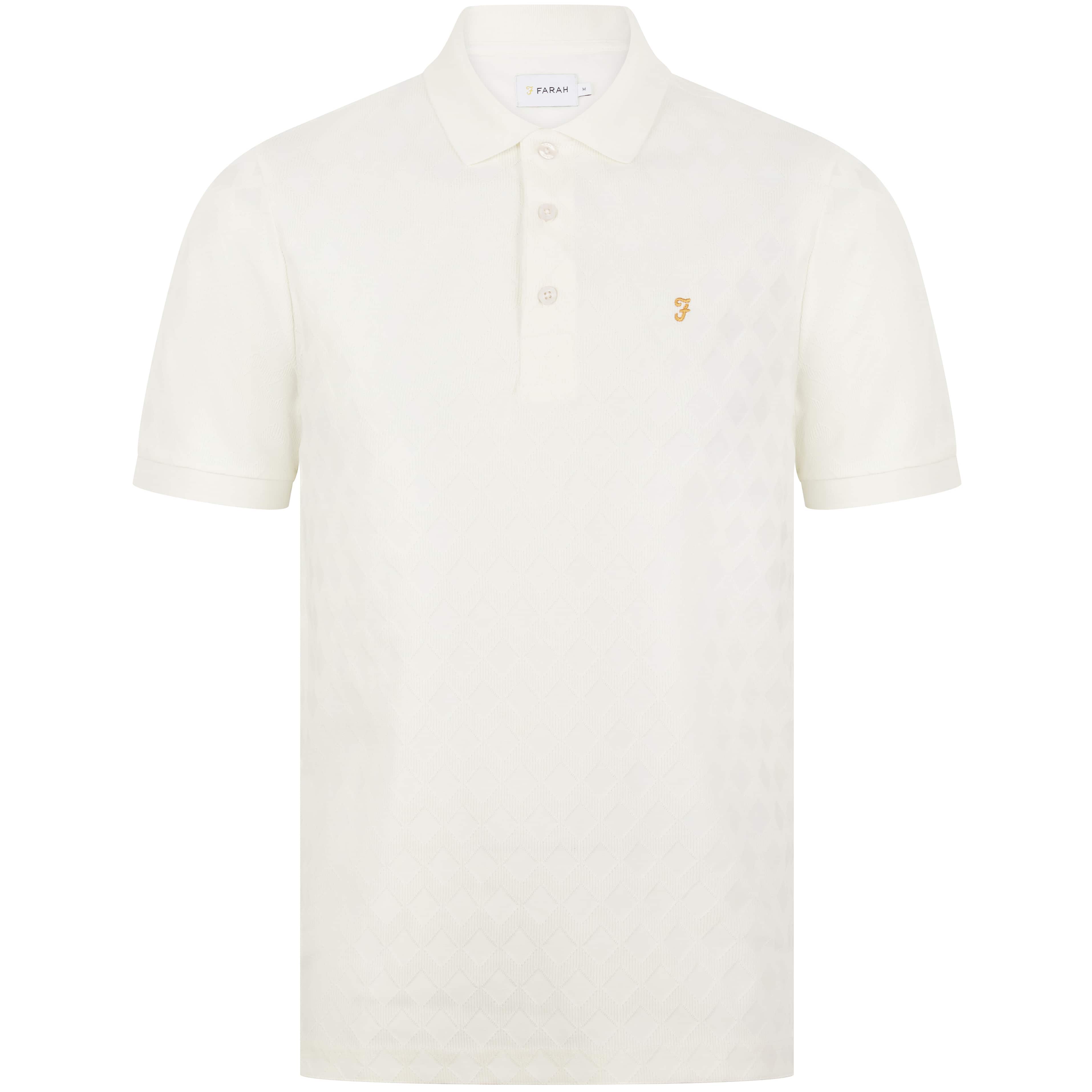 FARAH HORACE JACQUARD POLO SHIRT