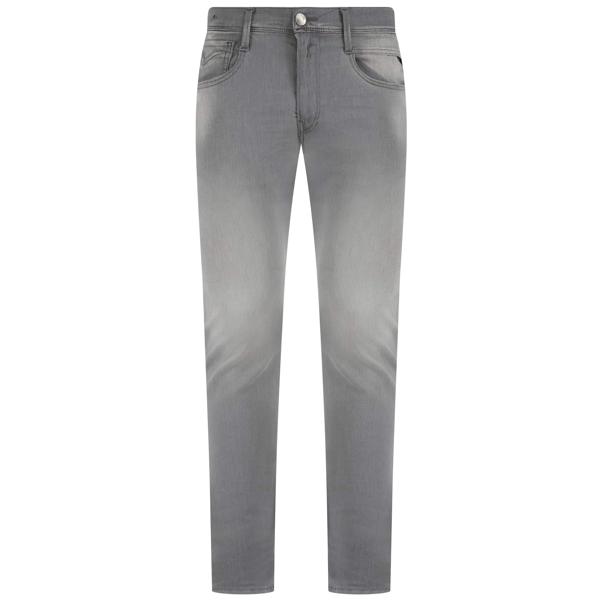 Grey Replay Jeans Slim Replay Hyperflex Re-Used Anbass Slim Fit
