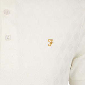 FARAH HORACE JACQUARD POLO SHIRT
