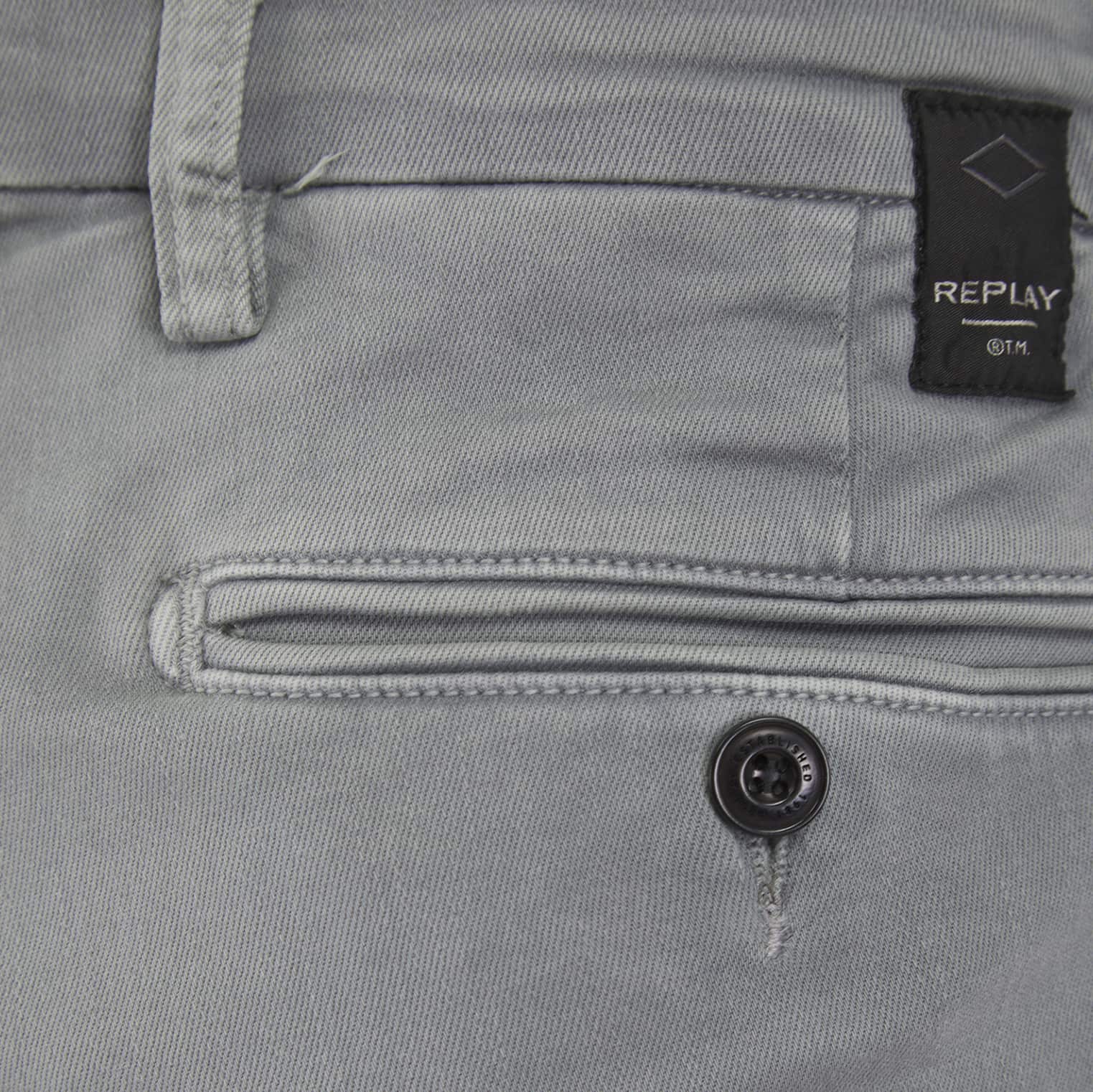 REPLAY HYPERFLEX ZEUMAR X-L.I.T.E SLIM FIT CHINOS