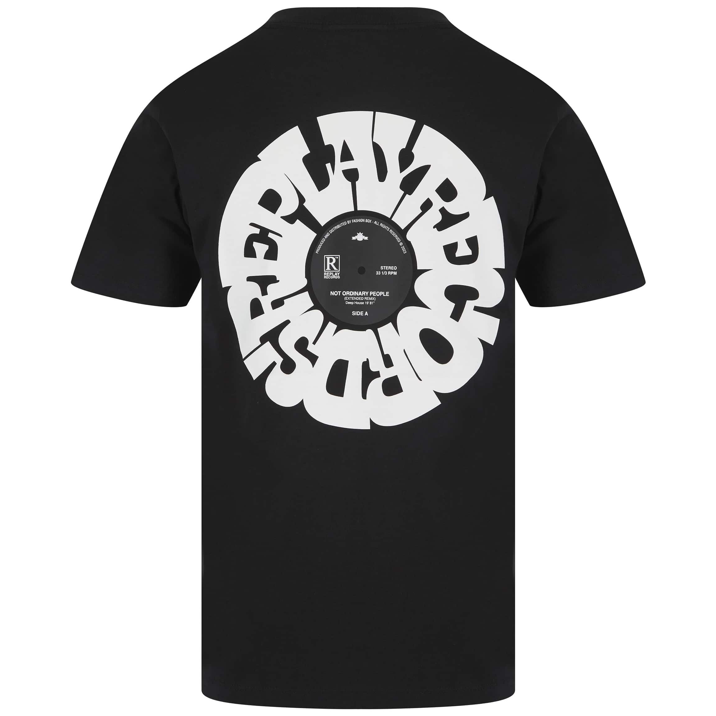 Replay Records Print T-Shirt MISTR –