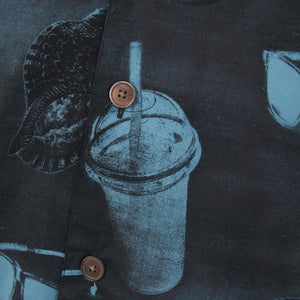 PAUL SMITH SUNBLEACHED SNAPS POPLIN SHIRT