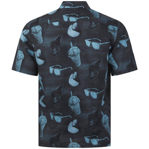 PAUL SMITH SUNBLEACHED SNAPS POPLIN SHIRT