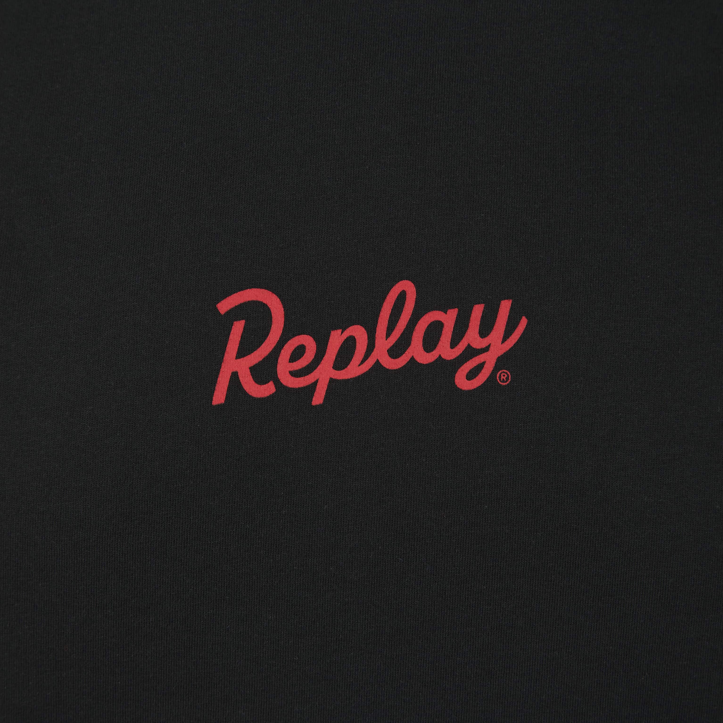 REPLAY LOGO PRINT T-SHIRT