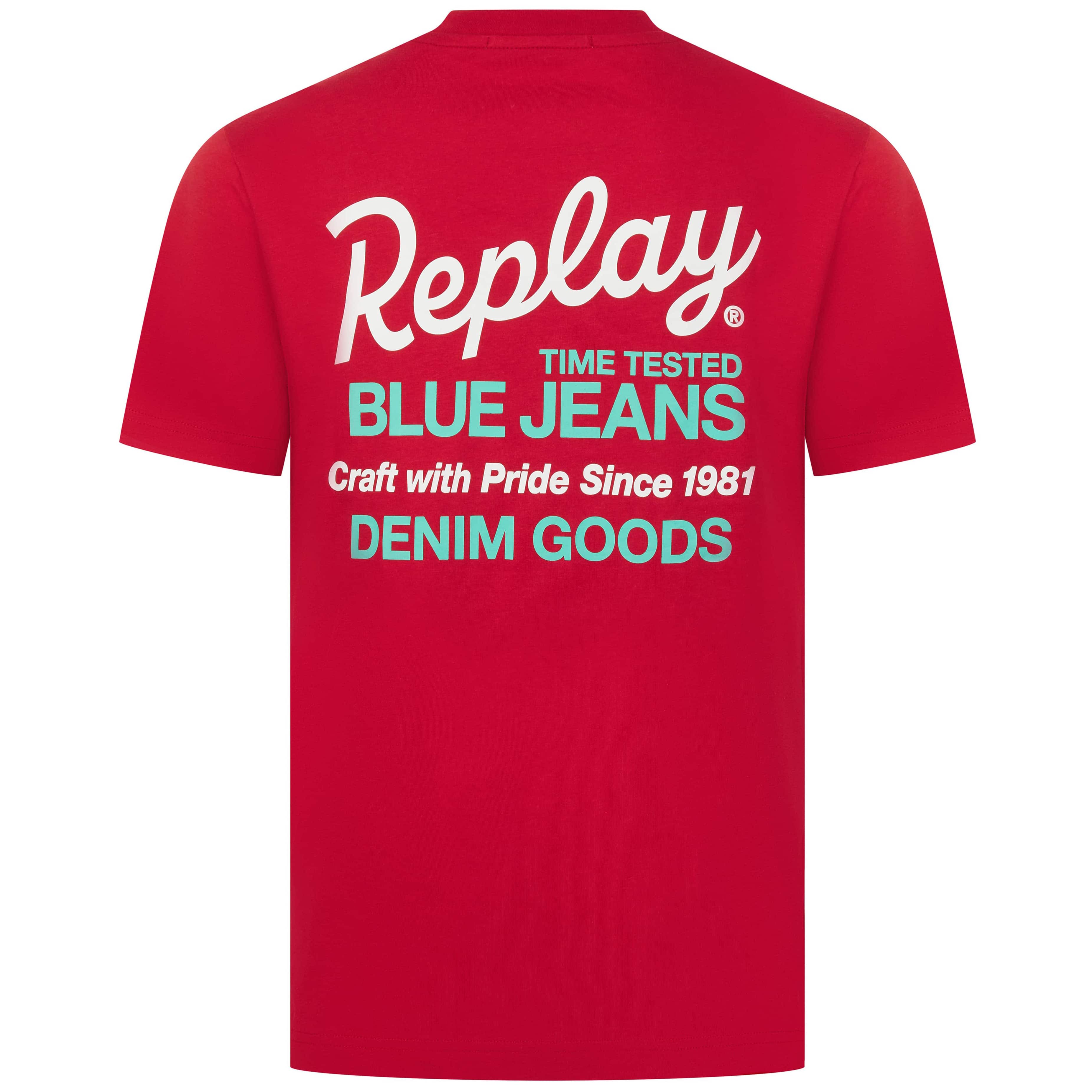 REPLAY LOGO PRINT T-SHIRT