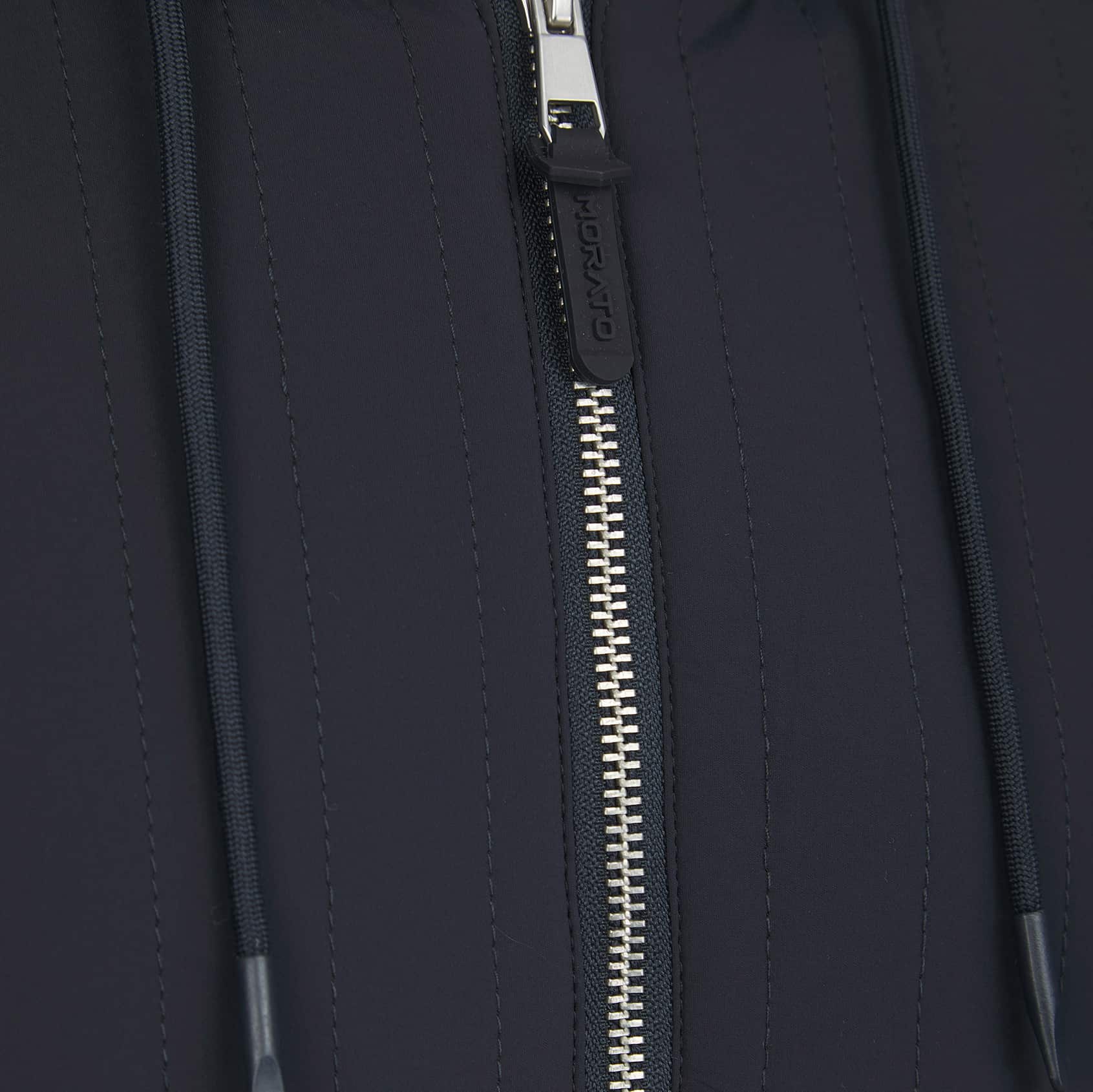 ANTONY MORATO HYBRID COTTON BLEND ZIP HOODIE