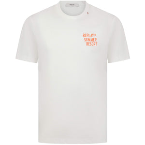 REPLAY SICILY PRINT RELAXED-FIT T-SHIRT