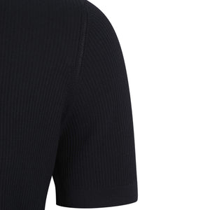 SEINSE TEXTURED-KNIT HALF-ZIP POLO SHIRT
