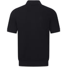 SEINSE TEXTURED-KNIT HALF-ZIP POLO SHIRT