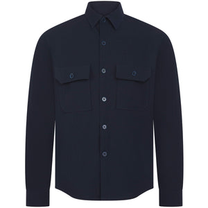 SEINSE LIGHTWEIGHT CREPE OVERSHIRT