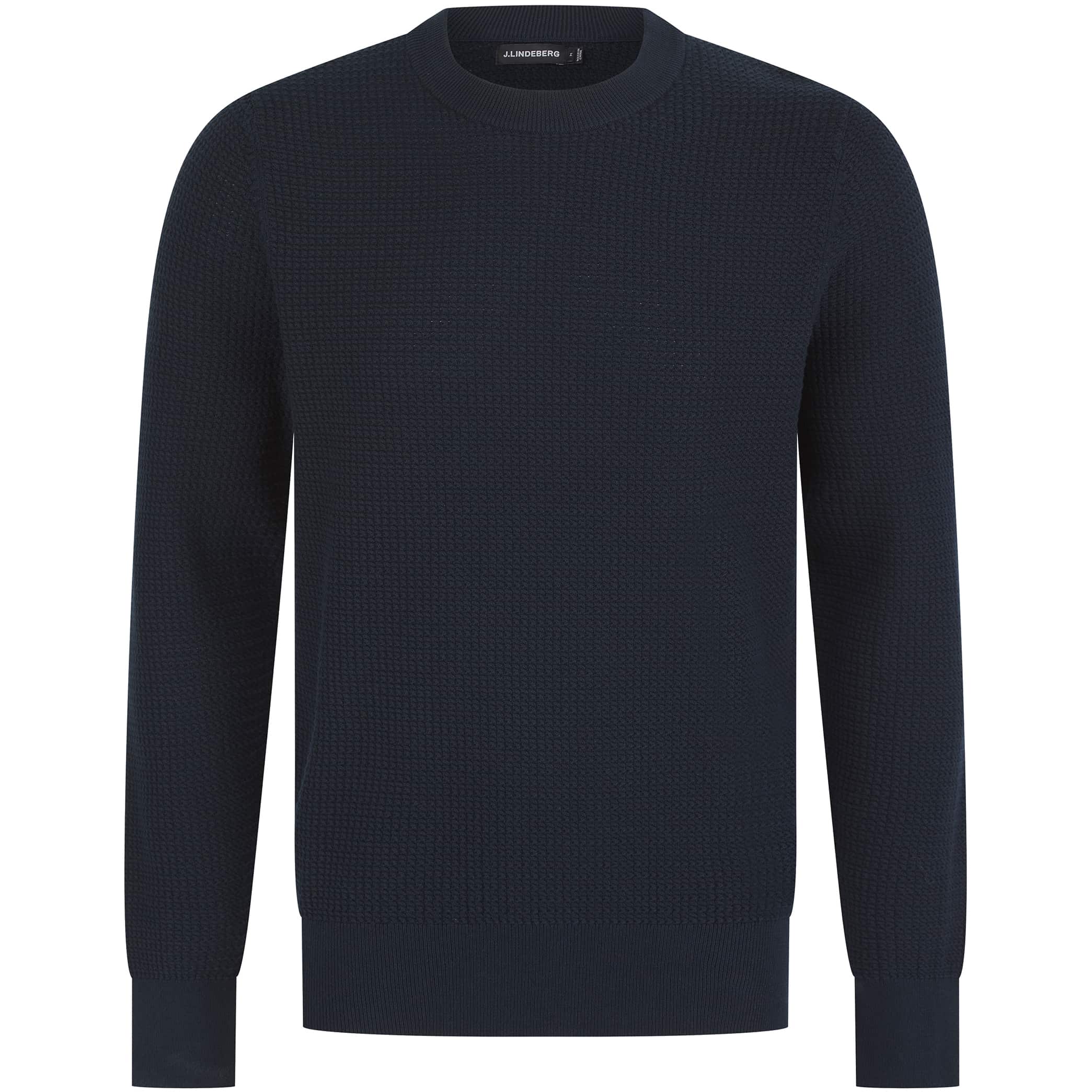 J. LINDEBERG ARTHUR ORGANIC COTTON KNIT JUMPER