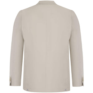 SSEINSE FLORAL LAPEL LINEN FITTED BLAZER