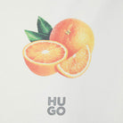 HUGO DARTIEE COTTON JERSEY GRAPHIC T-SHIRT