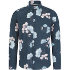 SSEINSE CAMICIA FLORAL PRINT LINEN SHIRT