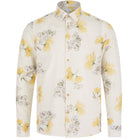 SSEINSE CAMICIA FLORAL PRINT LINEN SHIRT