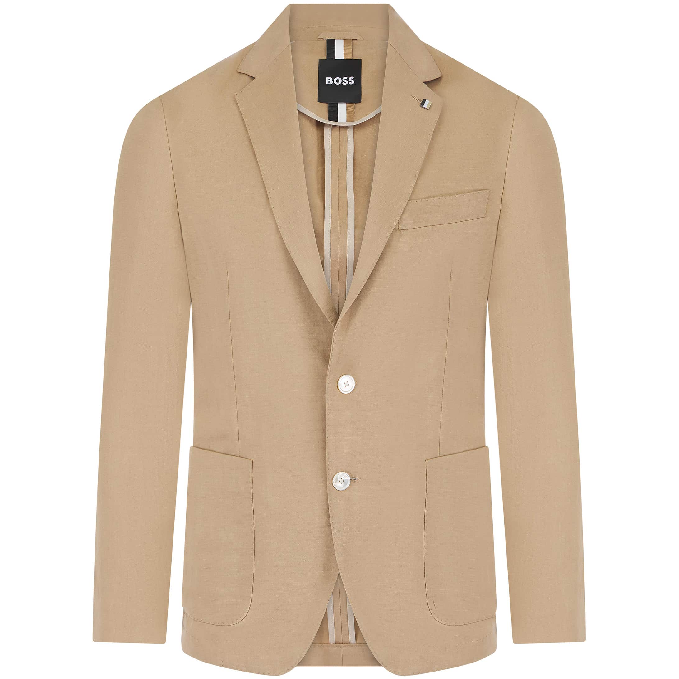 BOSS C-HANRY-232 SLIM FIT LINEN BLAZER