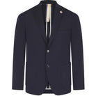 SSEINSE FLORAL LAPEL LINEN FITTED BLAZER