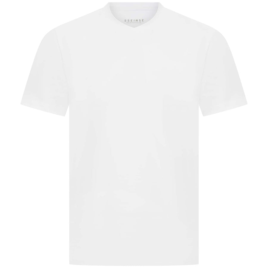 SSEINSE ESSENTIAL V-NECK FITTED T-SHIRT