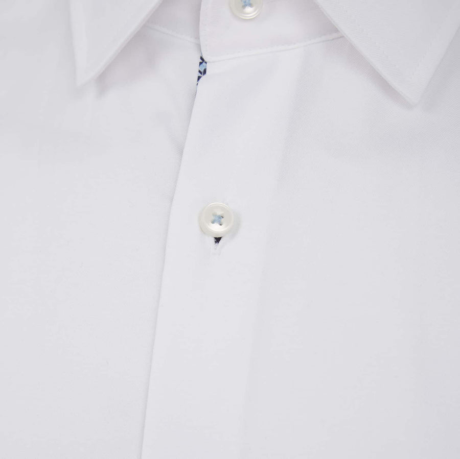 BOSS EASY-IRON STRETCH-COTTON TWILL SLIM-FIT SHIRT