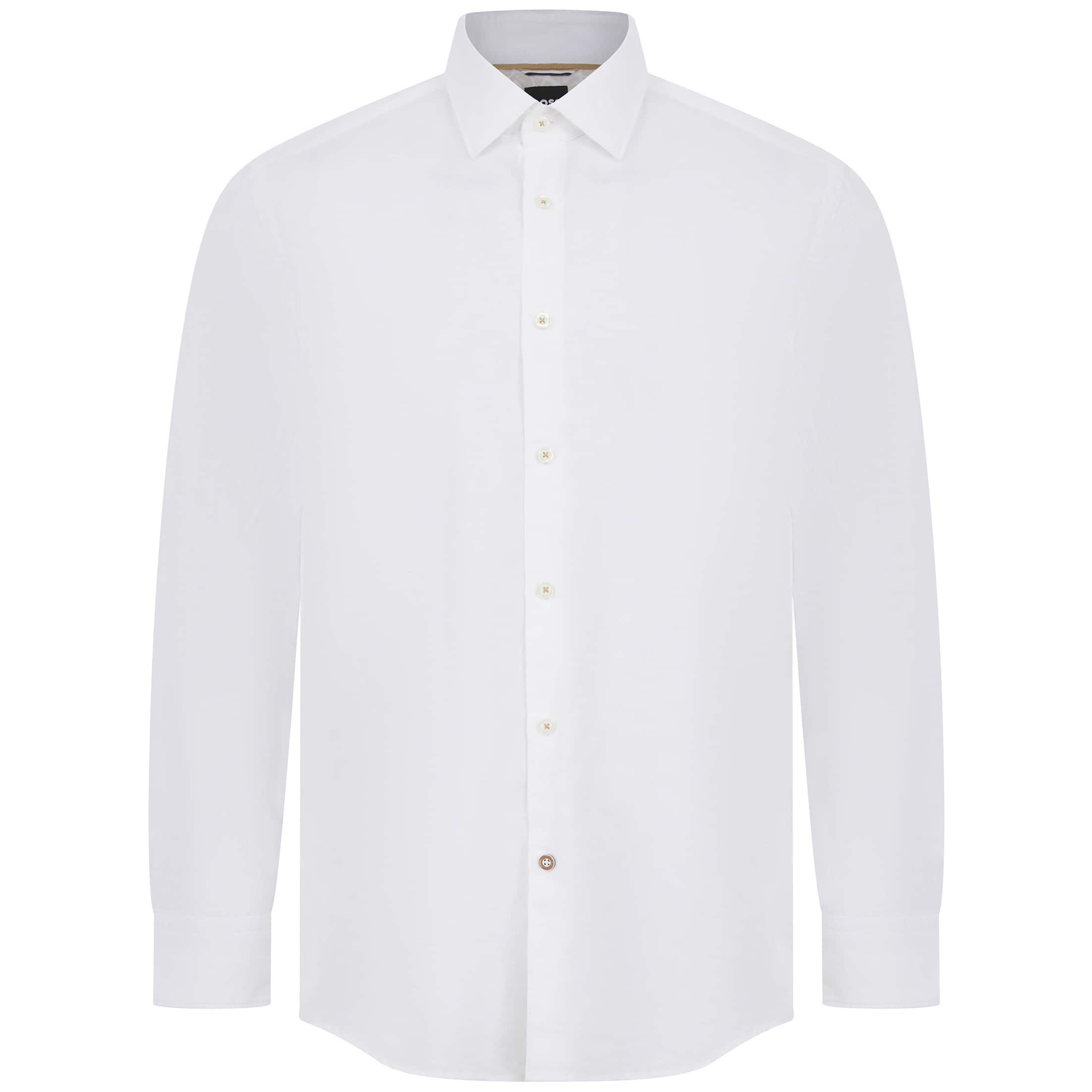 BOSS C-HAL-KENT-C4-232 LINEN BLEND LONG SLEEVE SHIRT