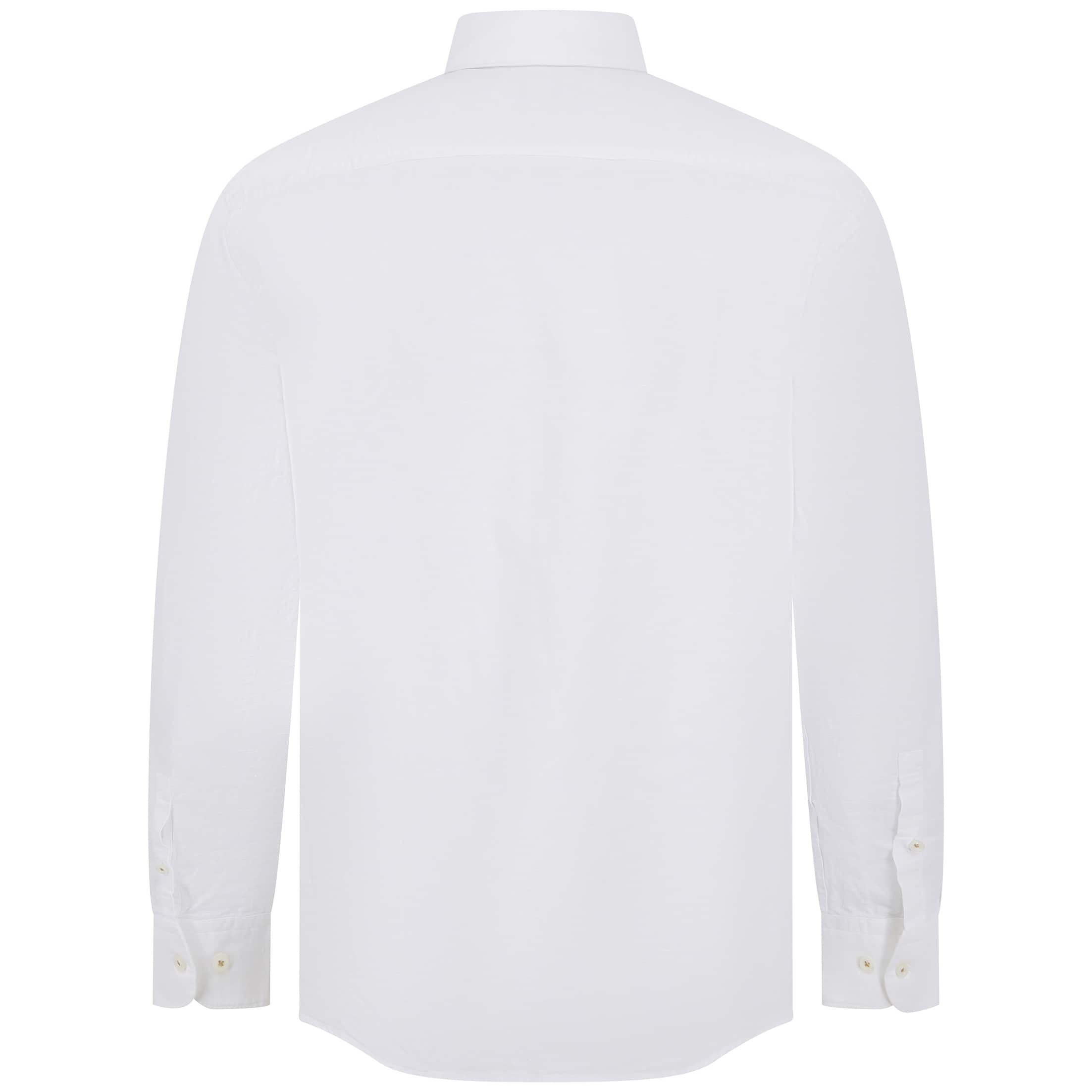 BOSS C-HAL-KENT-C4-232 LINEN BLEND LONG SLEEVE SHIRT