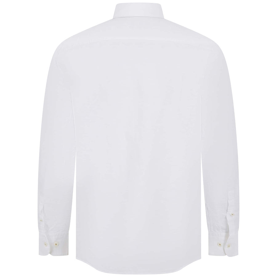 BOSS C-HAL-KENT-C4-232 LINEN BLEND LONG SLEEVE SHIRT