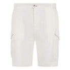 SSEINSE CARGO LINEN SHORTS