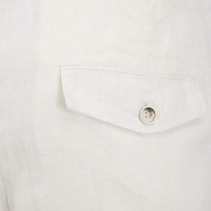 SSEINSE CARGO LINEN SHORTS