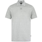 BOSS PRESS 54 TWO-TONE LINEN POLO SHIRT