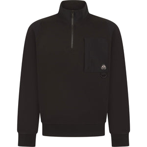 MOOSE KNUCKLES DALON 1/4 ZIP SWEATSHIRT