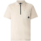 MOOSE KNUCKLES DALON ZIP POLO SHIRT