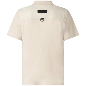 MOOSE KNUCKLES DALON ZIP POLO SHIRT