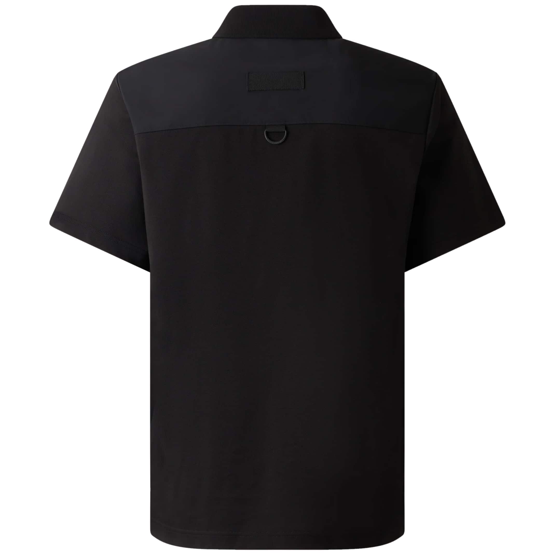 MOOSE KNUCKLES DALON ZIP POLO SHIRT