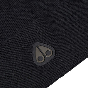 MOOSE KNUCKLES FROST WOOL COTTON BLEND BEANIE HAT