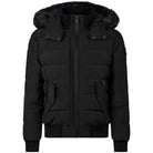 MOOSE KNUCKLES ONYX SCOTCHTOWN SHEARLING BOMBER JACKET